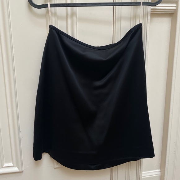 Black Wilfred Tavern satin mini skirt - Picture 4 of 14
